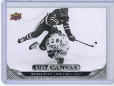 MORGAN REILLY 2024-25 UPPER DECK SERIES 2 UD CANVAS #C130 Black and White