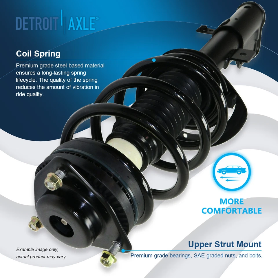 Front Struts w/ Coil Spring Sway Bar for 2007-2014 Chrysler 200 Sebring Avenger - Изображение 3 из 4