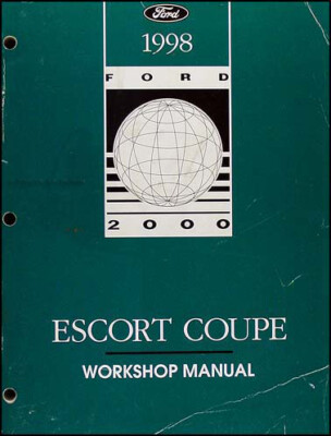 1998 Ford Escort ZX 2 Coupe Repair Shop Manual 98 ZX2 Original OEM Workshop Book