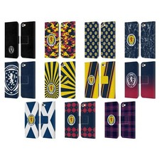SCOTLAND NATIONAL FOOTBALL TEAM LOGO 2 LEATHER BOOK CASE FOR APPLE iPOD TOUCH