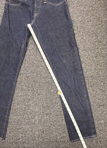 Gap 1969 Skinny Jeans Selvedge Mens 31x32 Blue Denim Cotton Button Fly - Picture 9 of 19