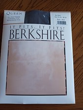 Berkshire Queen All Day Sheer Control Top Reinforce Toe Pantyhose Nu Grey 3x-4x
