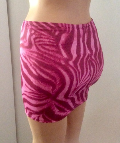 Minirock Rosa Tiger Animal Print Bodycon Kurz Stretch Damen Party Club M173 - Bild 12 von 12