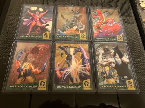 1994 Fleer Ultra X-Men Trading Cards Fatal Attraction Chase Cards Full Set To 6 - Picture 1 of 13
