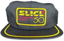 Vintage 90s Slick 50 K Products Engine Wear Protector Snapback Trucker Hat Cap
