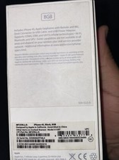 Apple iPhone 4s - 8GB - Black Unlocked A1387 CDMA  GSM 