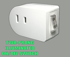 PLUG-IN POWER SWITCH, ON/OFF, TWO-PRONG, POLA...