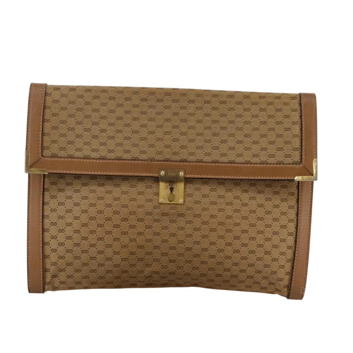Sac pochette Gucci Micro Small Gg toile beige toile authentique