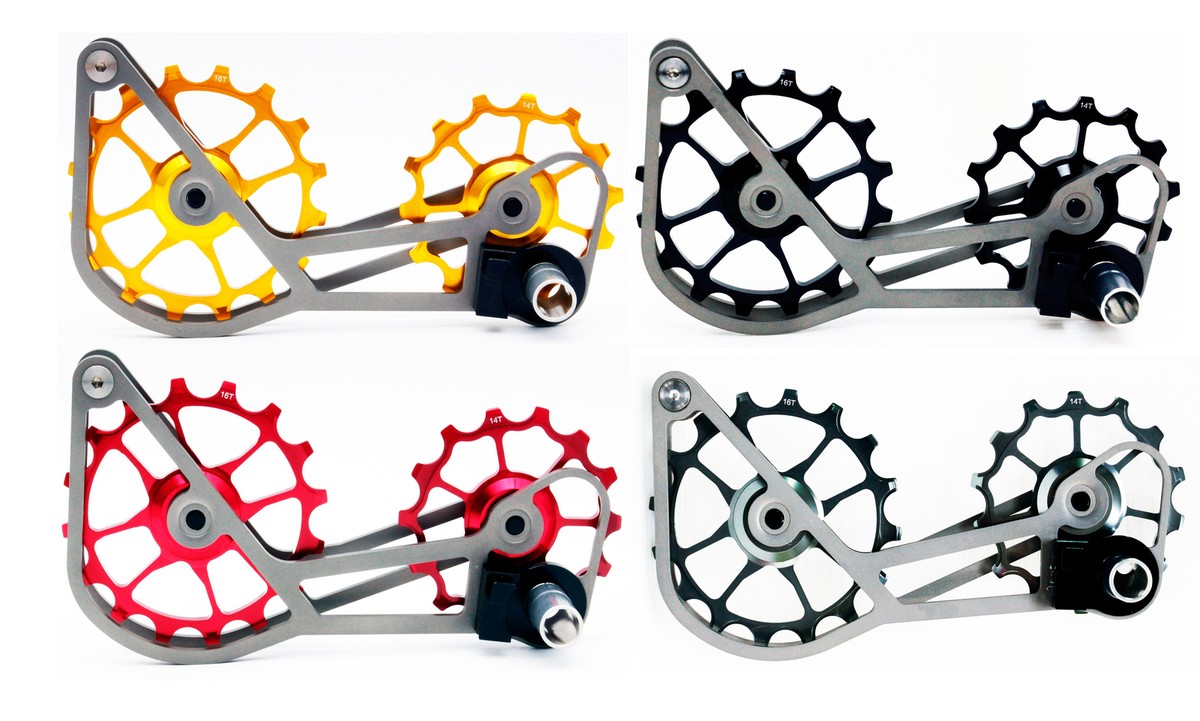 SwishTi Road Bicycle Titanium Ceramic Oversized Pulley&Cage for Sram A – ggyybuybox