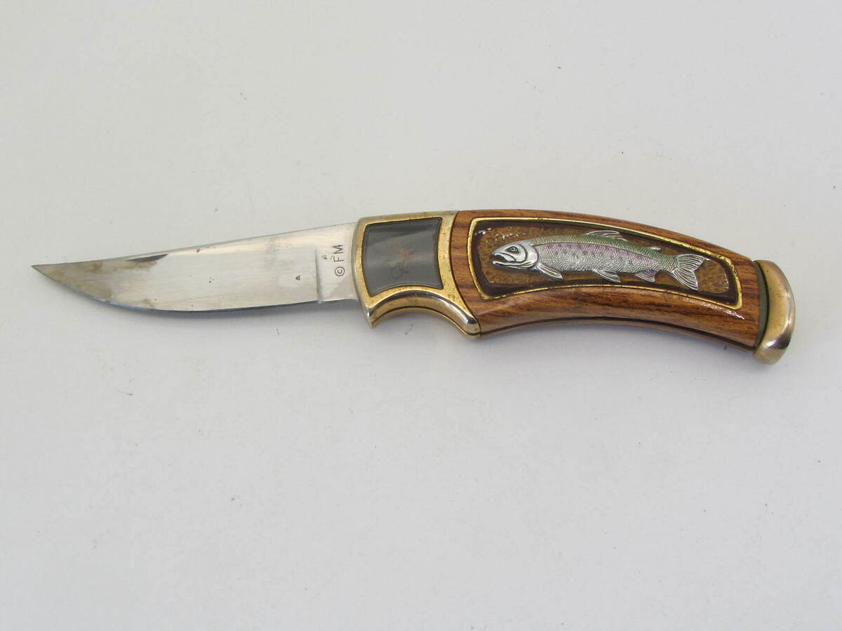Vintage Franklin Mint Collector Hunting and Fishing Knife Vintage Franklin Mint Collector Hunting and Fishing Knife