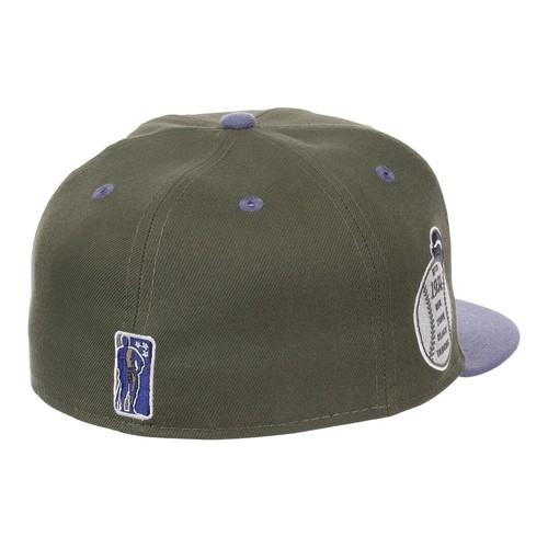 NEW YORK BLACK YANKEES NEGRO LEAGUE EBBETS FIELD FLANNELS OLIVE FITTED HAT NWT - Picture 4 of 6