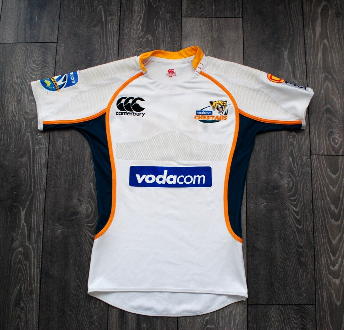 VODACOM CHEETAHS RUGBY SHIRT JERSEY CANTERBURY TOYOTA FREE