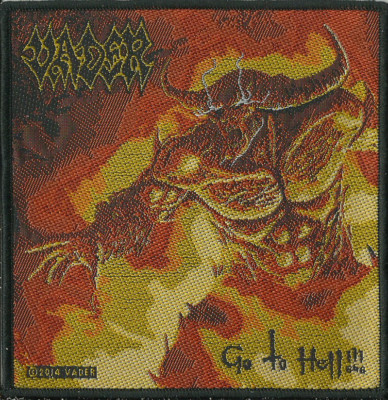 VADER go to hell !!! 2014 WOVEN SEW ON PATCH official merch RARE no longer made