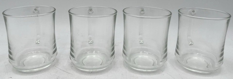 (12) TAZAS CRISTAL TRANSPARENTE DURALEX 4290 11OZ 3-7/8" ALTO APILABLES NUEVAS CON CAJA Foto 3 de 4