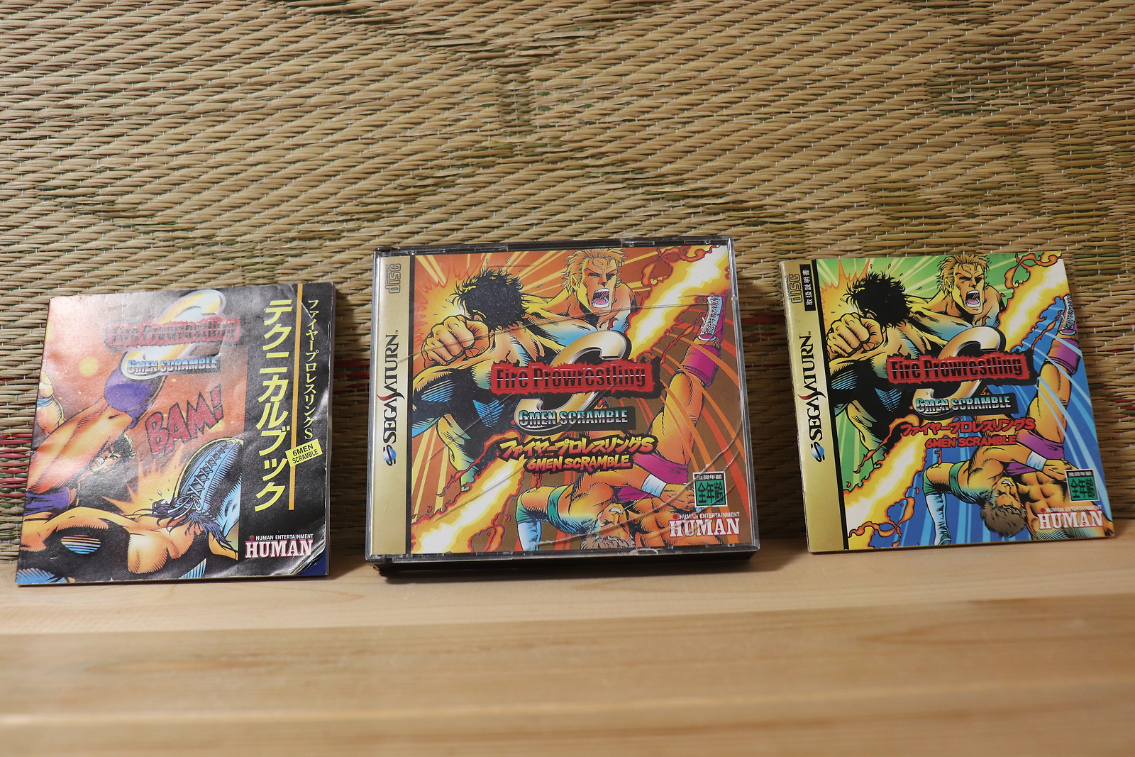 Fire Pro Wrestling S 6 Men Scramble w/minibook Sega Saturn SS Japan VG! |  eBay