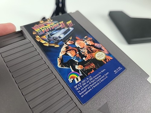 Back to the Future Part II & III (Nintendo, NES - 1989) Cartridge - Pins Cleaned - Picture 8 of 10