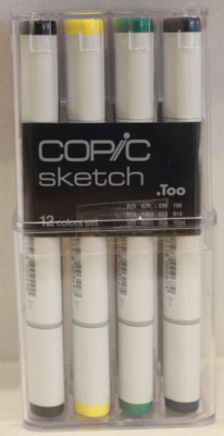 Copic Too Sketch Basic 12 Farben Set -Illustrationsmarker/ Markerstifte- KG2 494