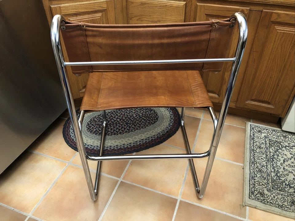 Silla vintage Pieff and Co. cromada, sin marca Foto 3 de 4