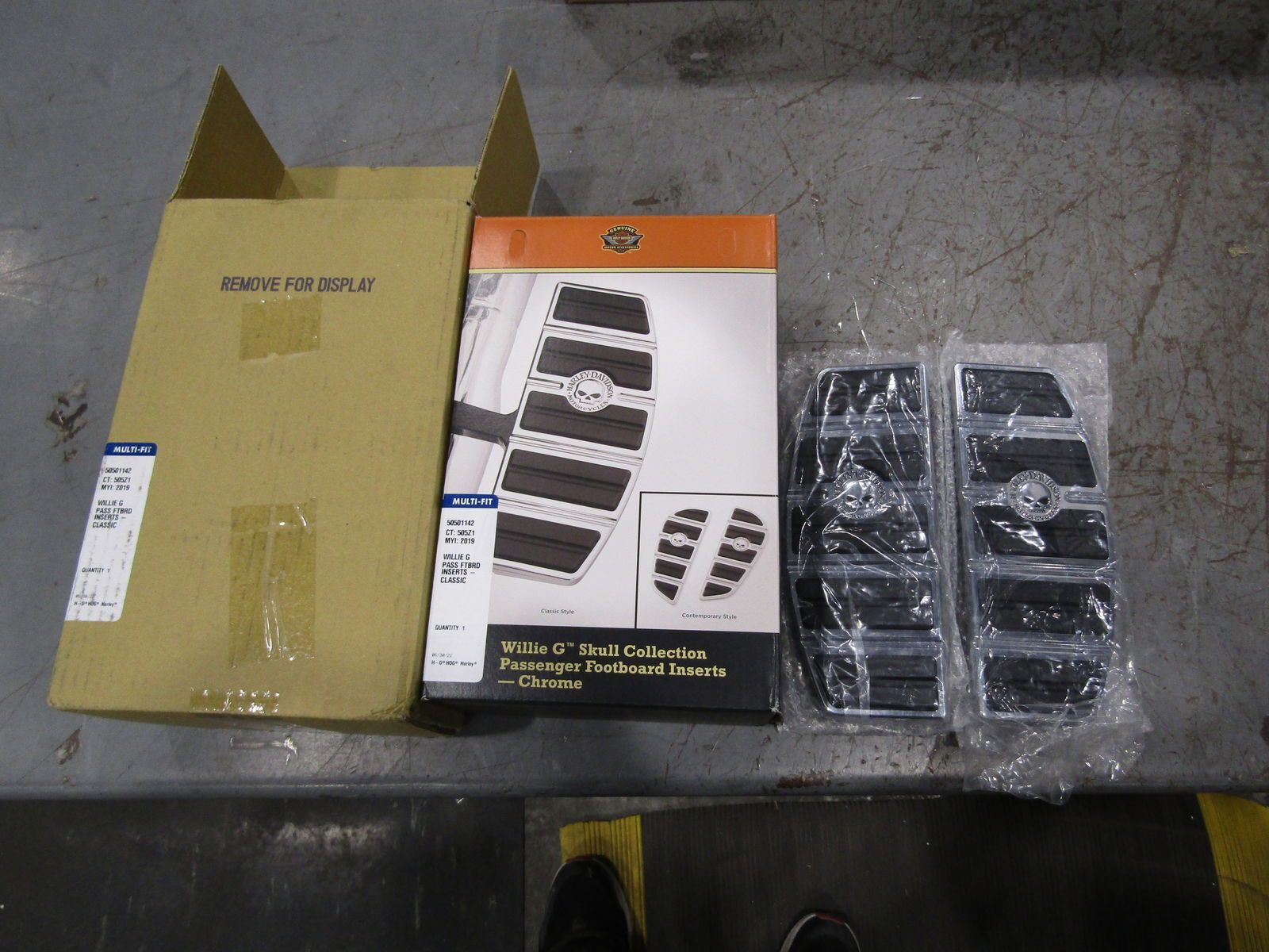 HarleyDavidson Willie G Skull Collection Footboards 50501142 eBay