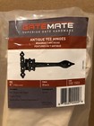(2 HINGES) Gatemate Black Antique Tee Hinges Stainless Steel Fasteners
