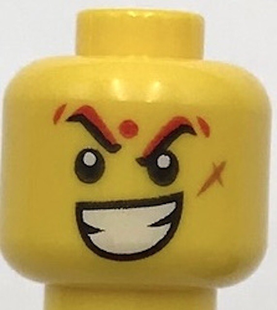 Lego New Yellow Minifigure Head Dual Sided Sunglasses Dot