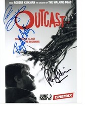 Outcast Patrick Fugit, Philip Glenister & Reg E Cathey Signed 8"x10" Photo