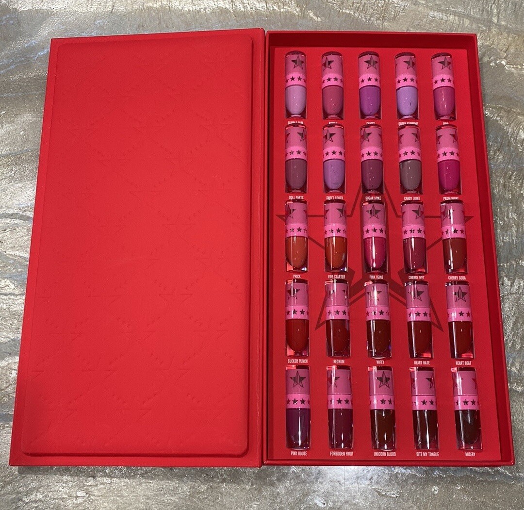 Jeffree Star Cosmetics Blood Sugar Mini Liquid Lipstick Vault for