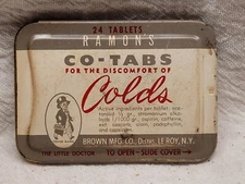 Nice RAMON'S CO-TABSSlide Tin w THE LITTLE DOCTOR