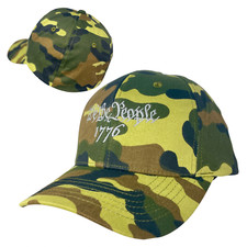 We The People Patriotic America 1776 Flex Camo Fitted Baseball Cap Hat - Sz M/L