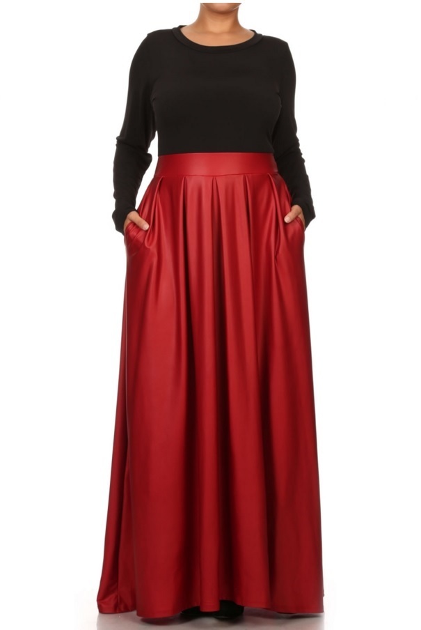 Maxi dress skirt clearance combo