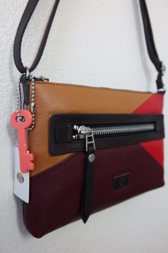 Fossil Dawson Crossbody Red Multi ZB6654995 NWT - Picture 2 of 8