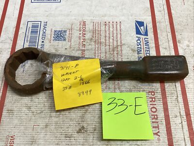 Wright 2-1/16'' Striker Wrench 1866 - Made in the USA ED4U #3141-P