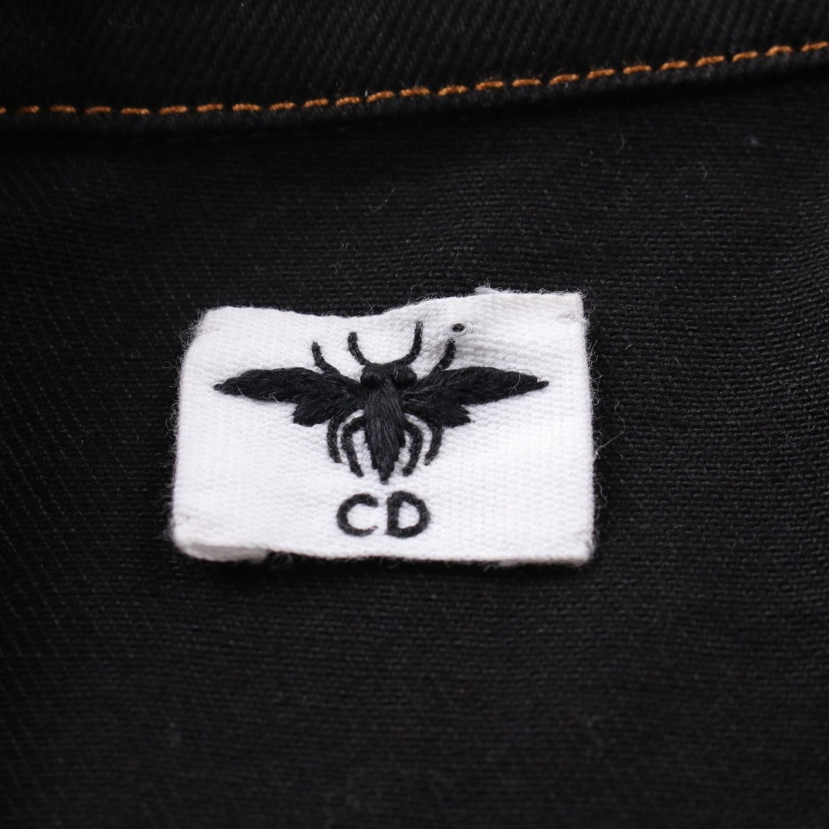 Christian Dior ベージュ デニムジャケット USA 6 Christian Dior / クリスチャンディオール | Bee Embroidered