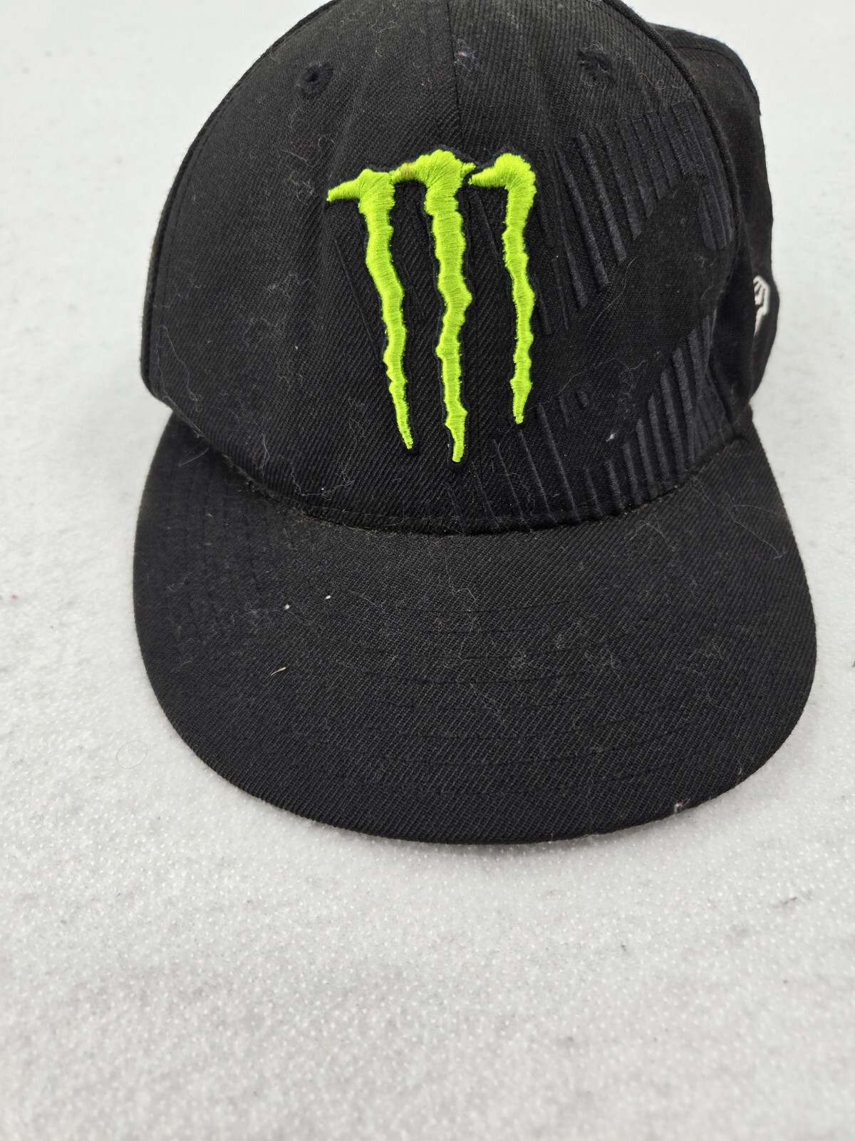 Monster Energy Drink Black New Era 2010 Fitted Hat 59Fifty Cap