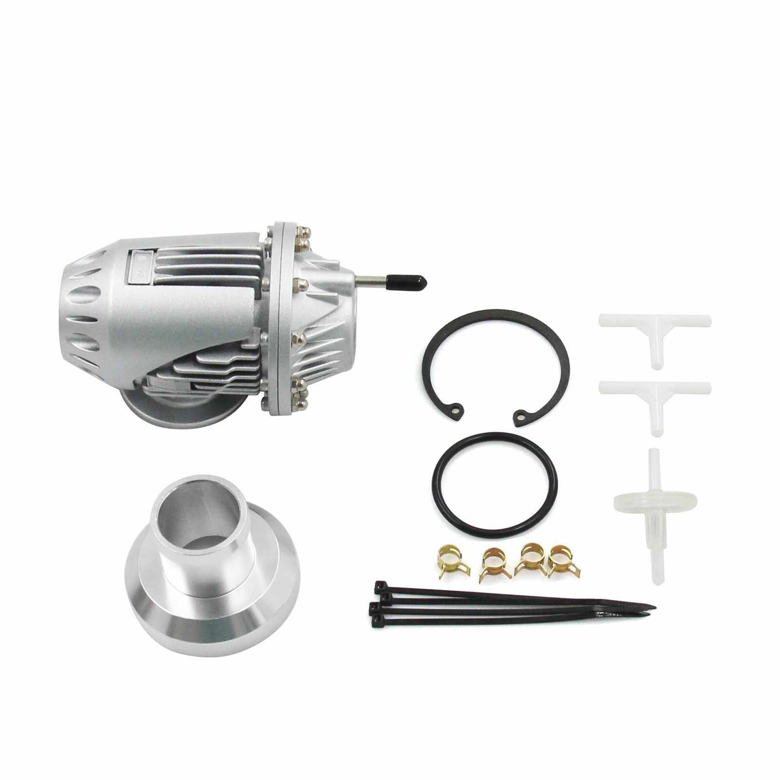 For SSQV/SQV-4 Style Adjustable PSI Turbo Boost Blow Off Valve Chrome Universal