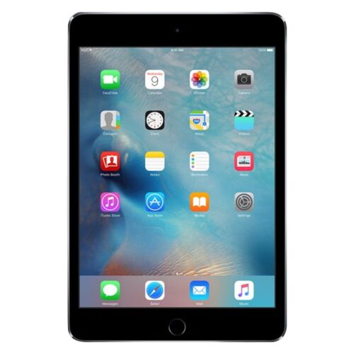 Apple iPad mini 4 WiFi + 4G 128 Go gris sidéral tablette iOS article d'occasion bon - Photo 1/1