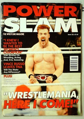 Power Slam Magazine No.211 MBox3030/B ''Wrestlemania Here I Come''
