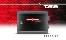 DS18 ZR600.4D Class D 4-Channel Full Range Car Amplifier Speaker Subwoofer Amp