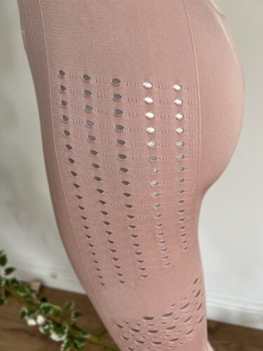 GYMSHARK Seamless Leggings Size XS Pink High Waist Glow Training GYM NEW OT07 - Picture 9 of 20