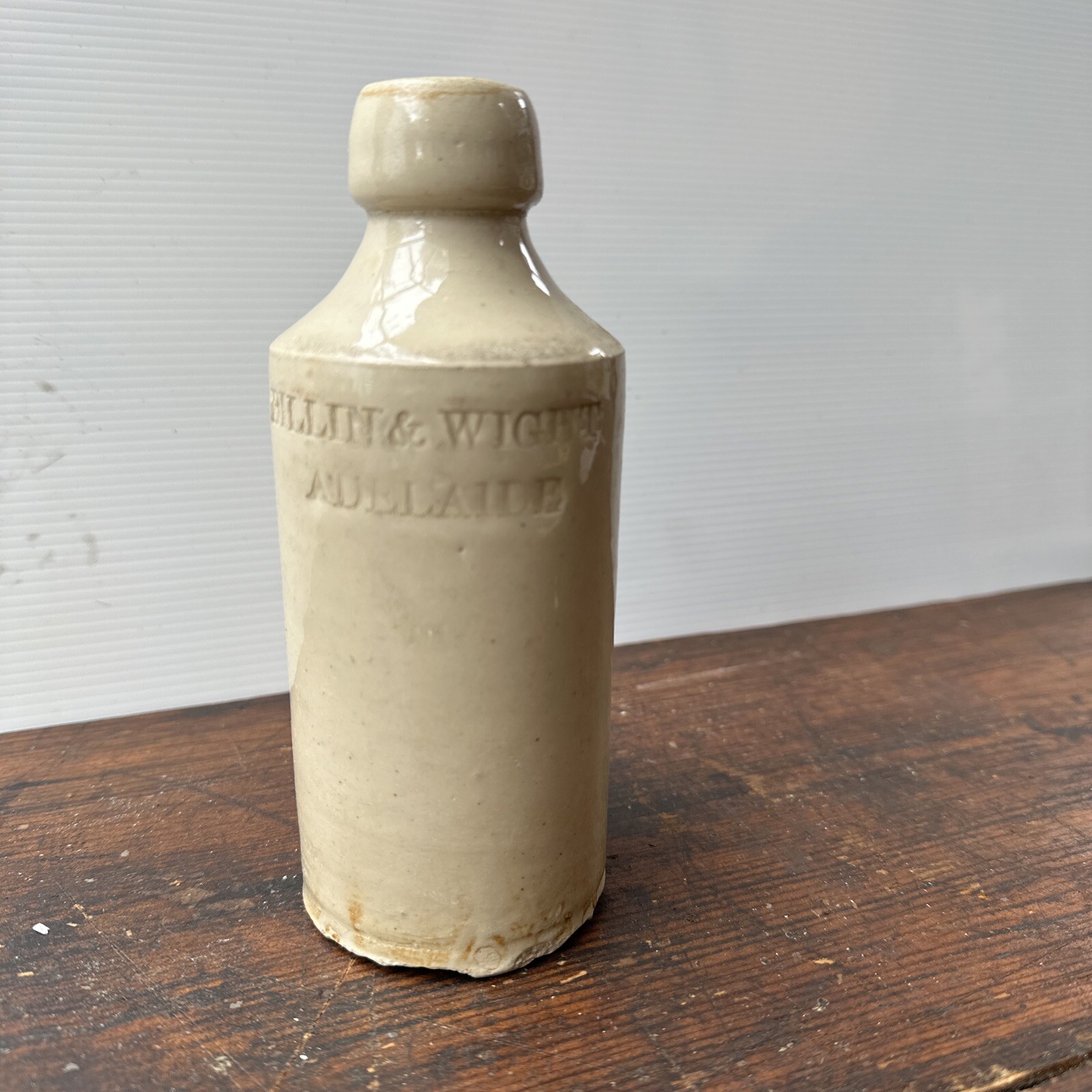 Billin & Wight Adelaide Impressed Antique Ginger Beer Bottle South