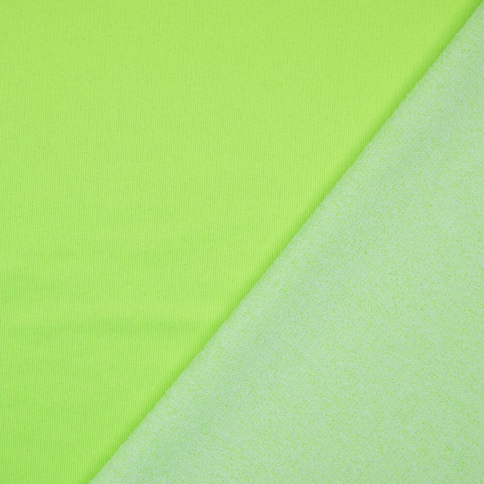 French Terry uni neongrün Sommersweat (Preis= 0,5 M) - Bild 3 von 3