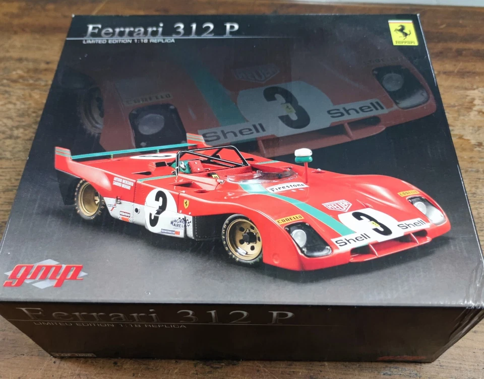 GMP 1/18 G1804111 Ferrari 312P Merzario-Munari Winner Targa Florio 1972 - Immagine 2 di 4