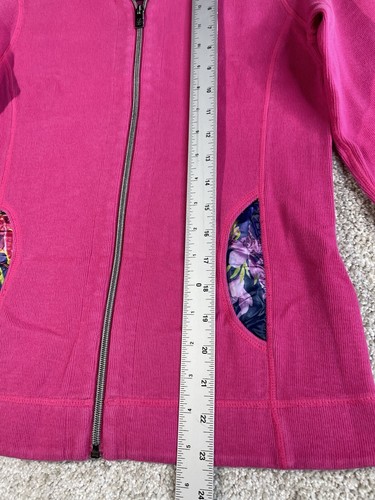 Tommy Bahama Sweatshirt Damen XXS Rosa Langarm Full Zip - Bild 5 von 5