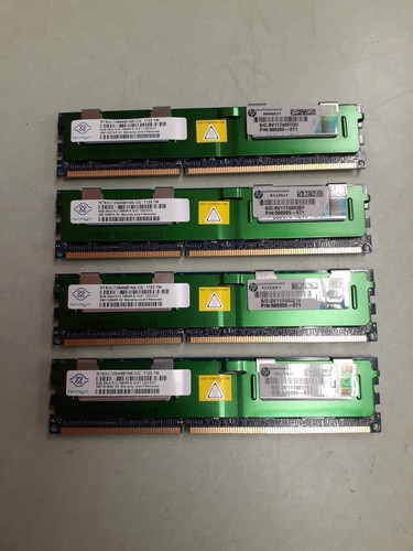 NANYA 32GB (4x8GB) NT8GC72B4NB1NK-CG 2RX4 PC3-10600R ECC REG 1333 MHz Speicher