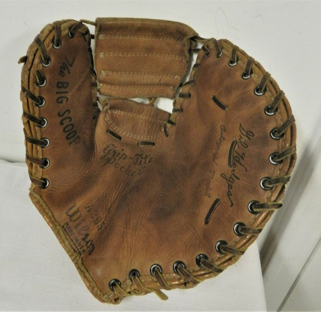 VINTAGE WILSON 2850 GIL HODGES BIG SCOOP FIRST BASEMAN'S BASEBALL GLOVE