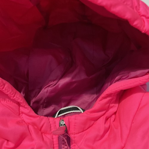 UNDER ARMOUR STORM COLDGEAR Big GIRLS ZIP UP PUFFER JACKET Dk PINK SOLID Sz XL - Picture 3 of 10