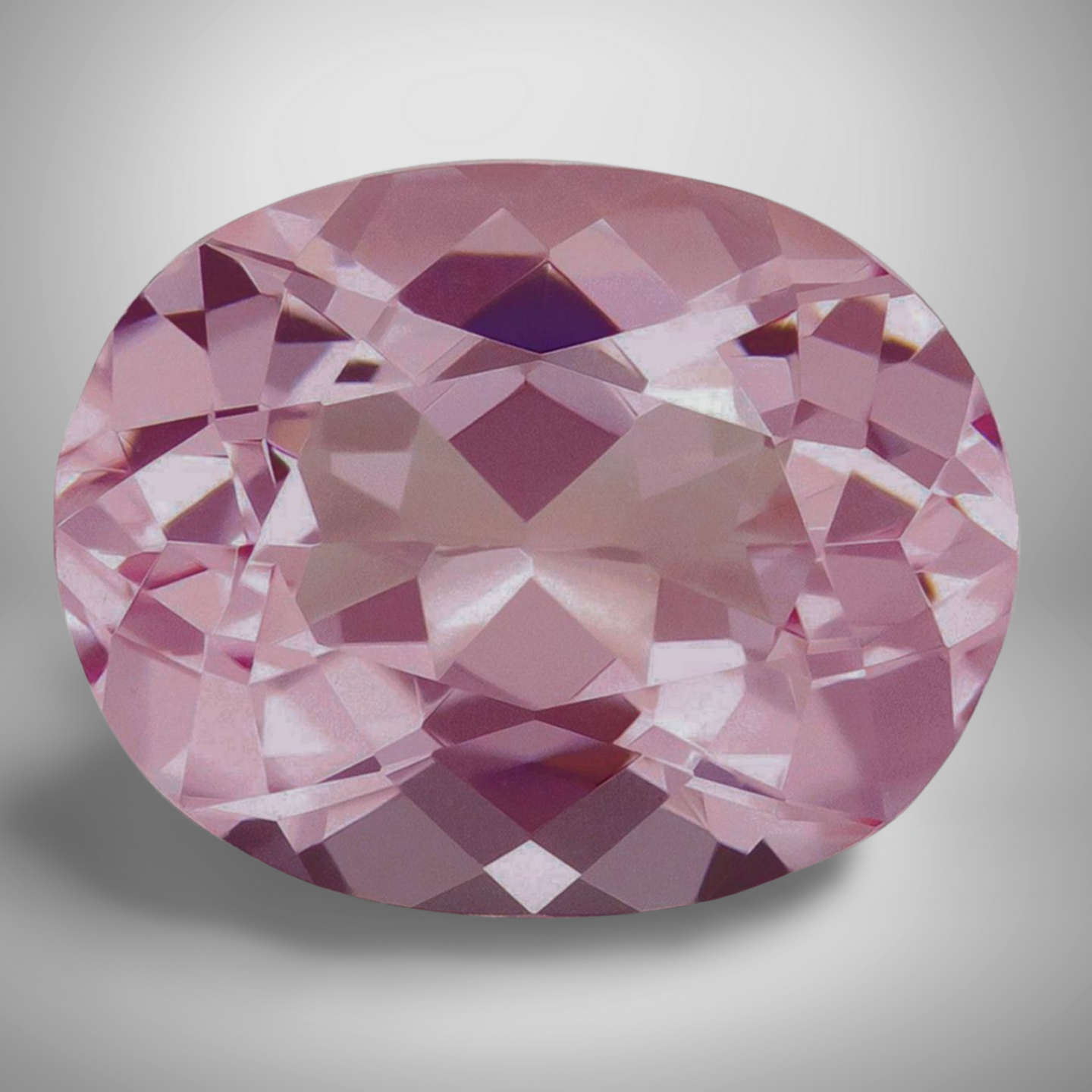 Morganite Oval Cut Gemstone 2.1 Cts - 9x7 mm Lustrous Loose Gem