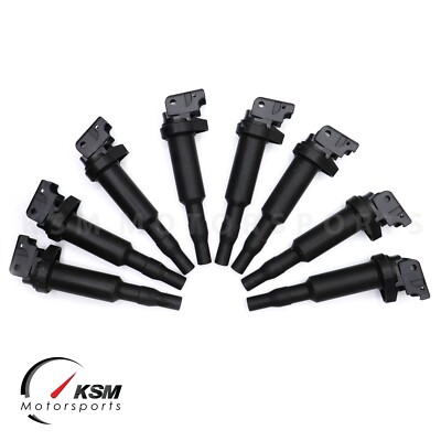 8 X Zündspulenpack OEM Aktualisiert Mit Steckerboot Für BMW Serie 5 6 7 X5 X6