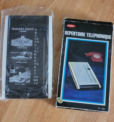 Mini Répertoire Téléphonique Vintage Ted Lapidus Années 70 - Doré/métal - Accessoire De Sac