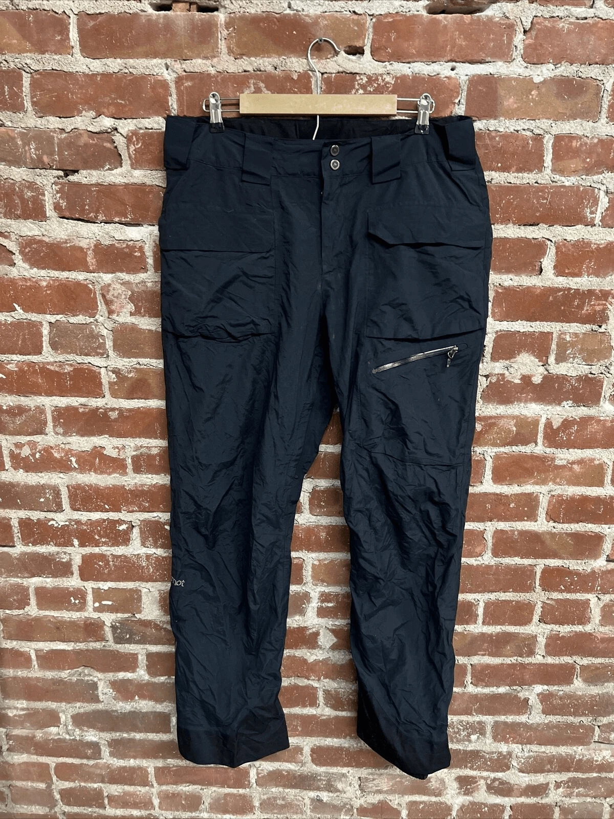 Marmot Mens Black Snowboard Ski Pants Size Large